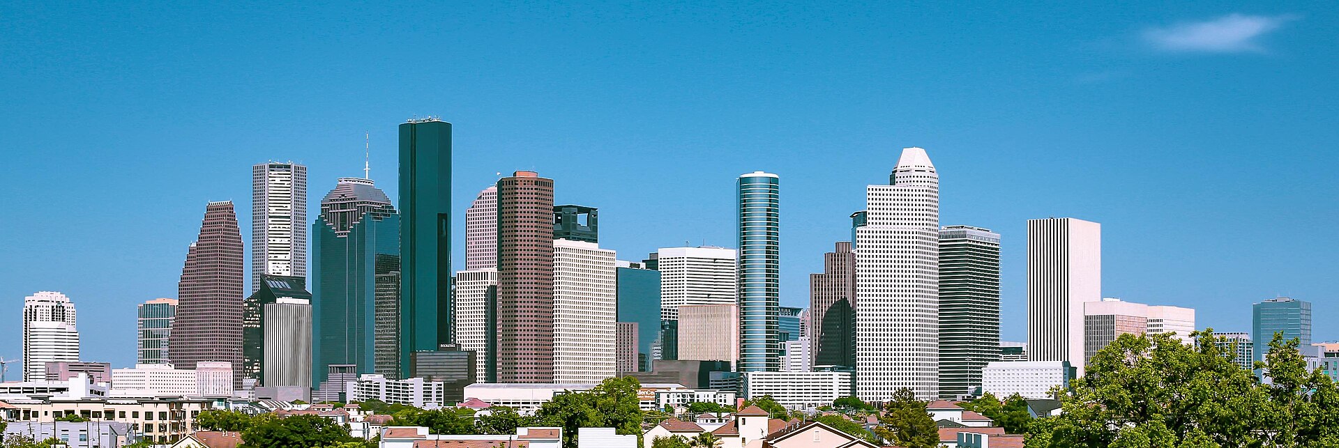 Houston skyline panorama