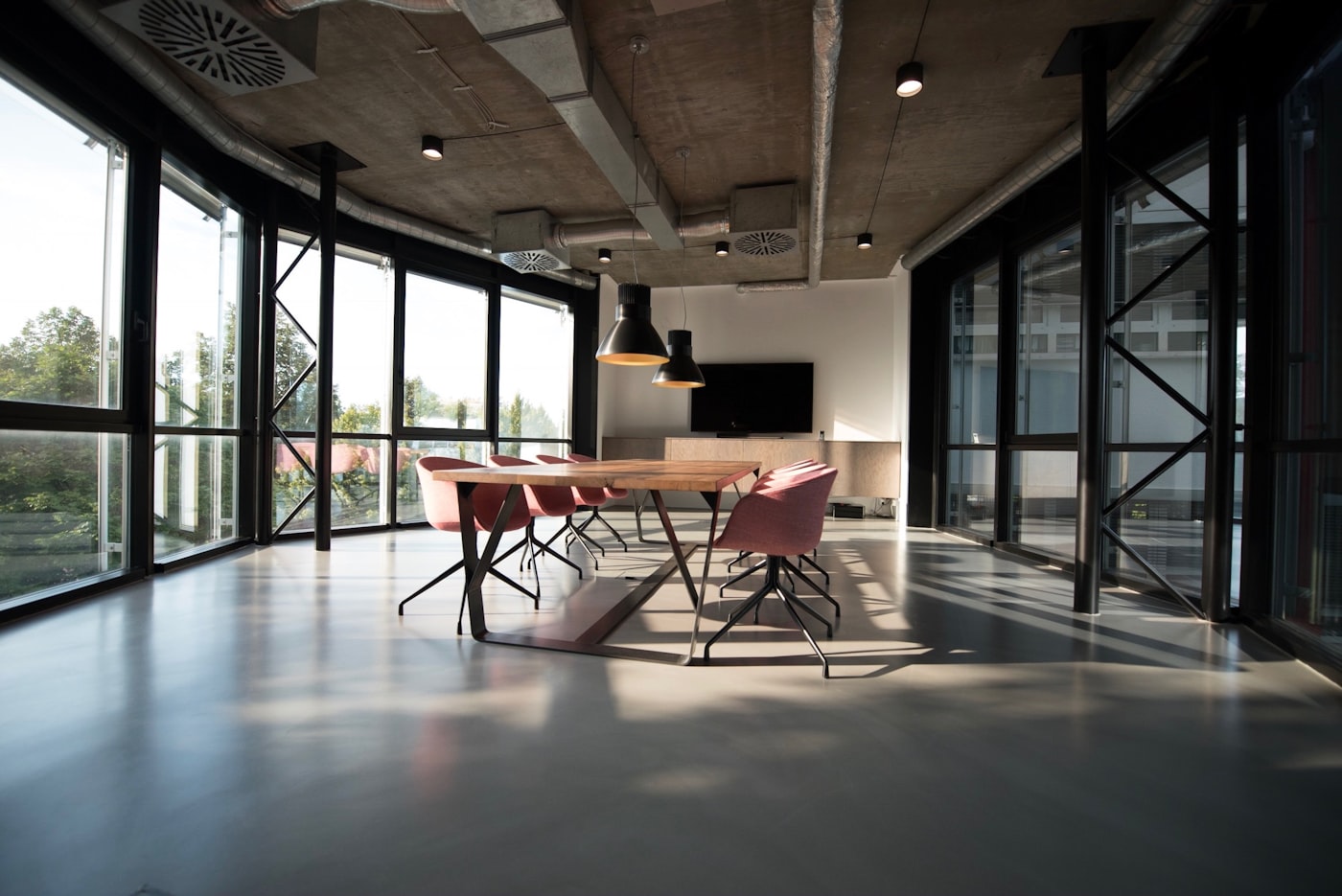 Modern commercial office space